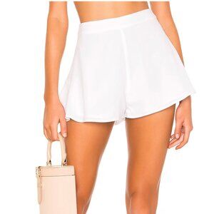 Superdown Cory Flutter Shorts White - XS